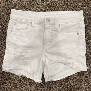 COPY - American Eagle white jean shorts